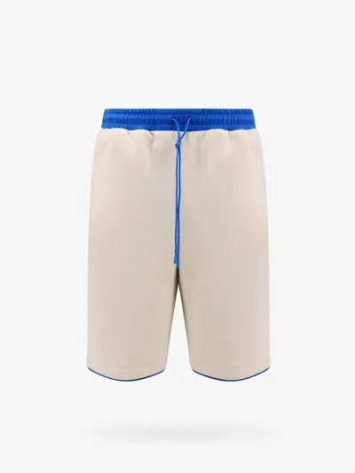 Gucci Web Drawstring Shorts In Neutrals