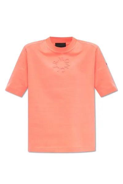 Moncler Crewneck Short In Pink