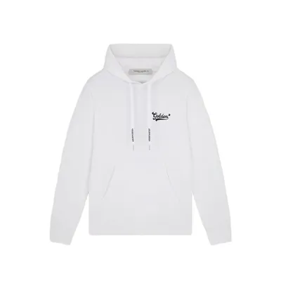 Golden Goose Journey Hoodie Sweatshirt In White