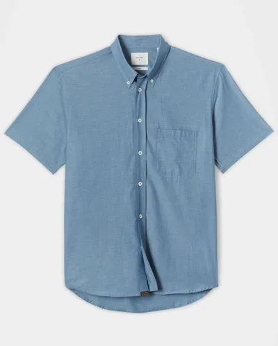 Reid S/s Tuscumbia Shirt In Dark Navy