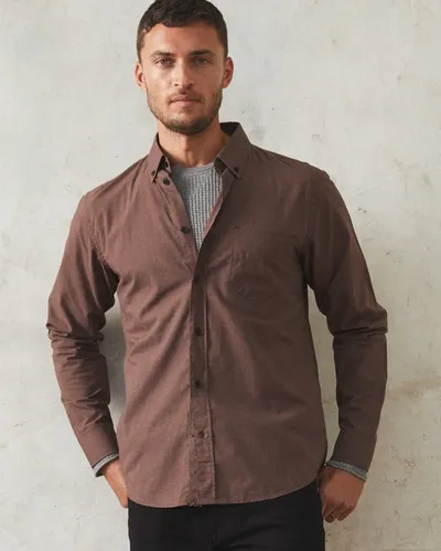 Reid Tuscumbia Shirt In Brown