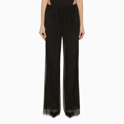 Philosophy Wide Leg Pants In Black