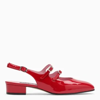 Carel Paris Peche Patent Leather Pumps In Red