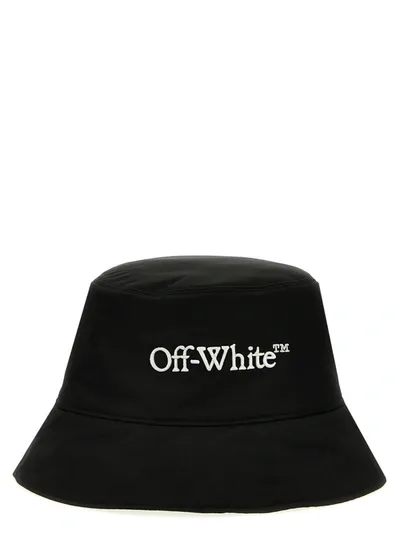 Off-white Off White 'bookish' Bucket Hat In White/black