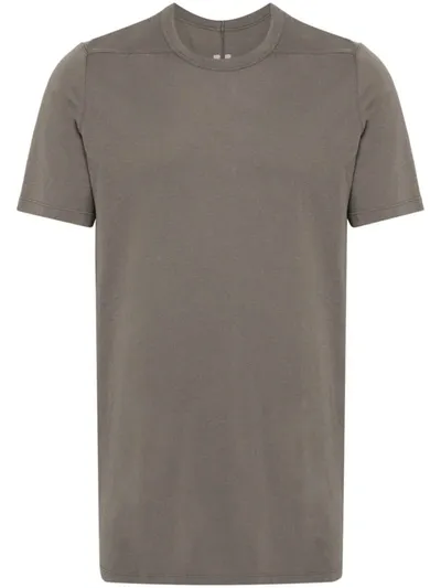 Rick Owens Man T-shirt Khaki Size S Cotton In Brown