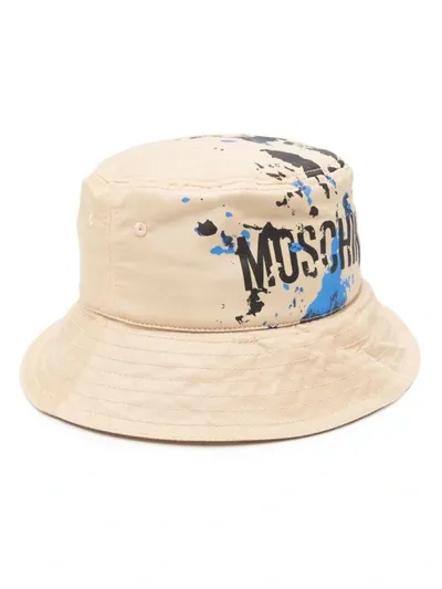 Moschino Hats In Beige