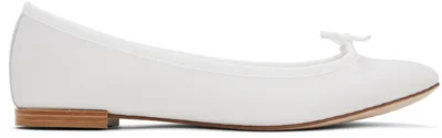 Repetto White Cendrillon Ballerina Flats In Beige