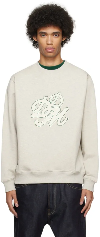 Drôle De Monsieur Gray 'le Sweatshirt Ddm' Sweatshirt In Grey