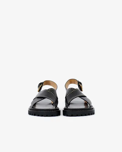 Isabel Marant Baem Sandals Black 41 In Schwarz