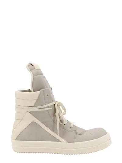 Rick Owens Geobasket High Top Sneaker In Gray