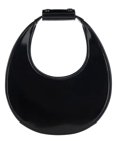 Staud Moon Hobo Bag In Black