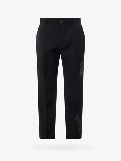 Off-white Trouser In Black