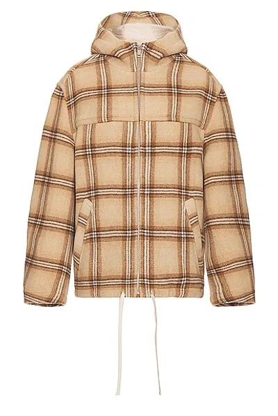 Isabel Marant Kurt Blanket Coat In Camel