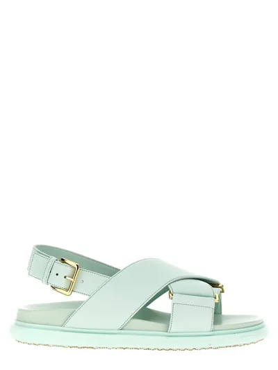 Marni Fussbet Sandals Light Blue