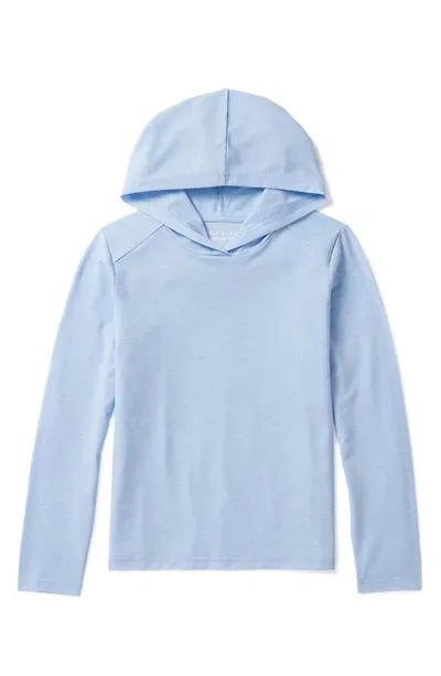 Fair Harbor Kids' Seabreeze Performance Hoodie In Blue Glow