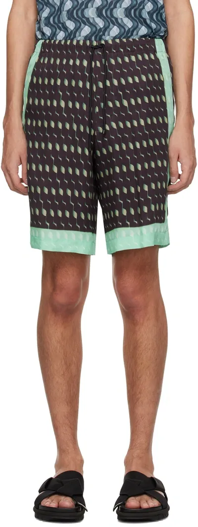 Dries Van Noten Brown Drawstring Shorts