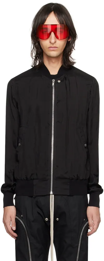 Rick Owens Jacket In Black