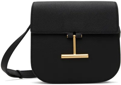 Tom Ford Tara Medium Leather Crossbody Bag In Black