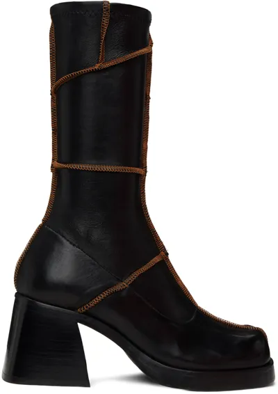 Miista Black Lois Boots In Raven