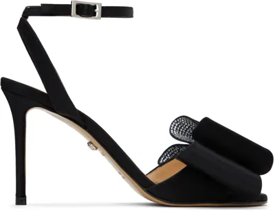 Mach & Mach Black 'le Cadeau' 95 Heeled Sandals