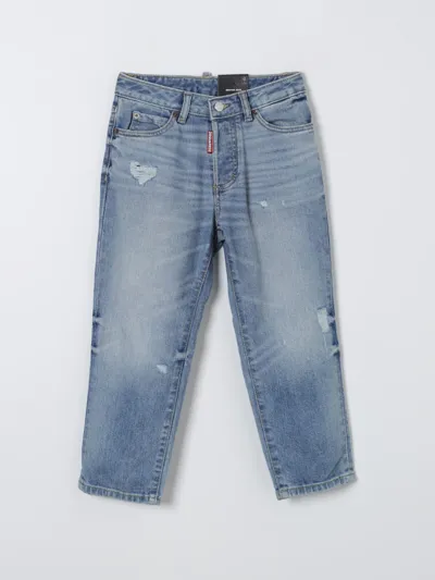 Dsquared2 Junior Pants  Kids Color Blue