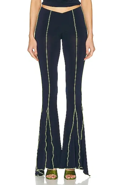 Siedres Luse Flared Pant In Navy