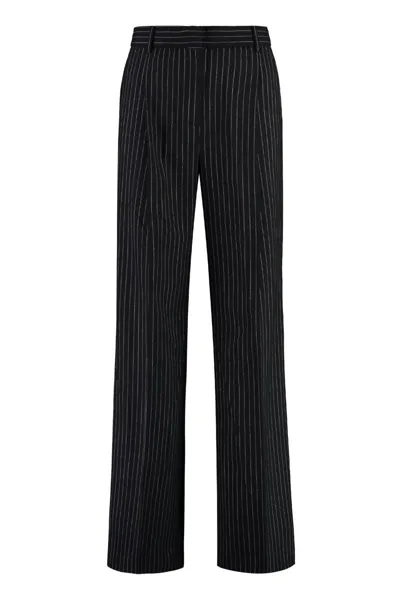 Michael Michael Kors Wide Leg Pants In Black