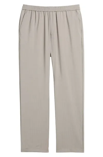 Barena Venezia Tosador Low-rise Wool Straight Chinos In Grey