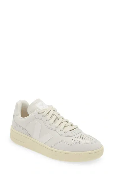 Veja V-90 Leather Sneaker In White