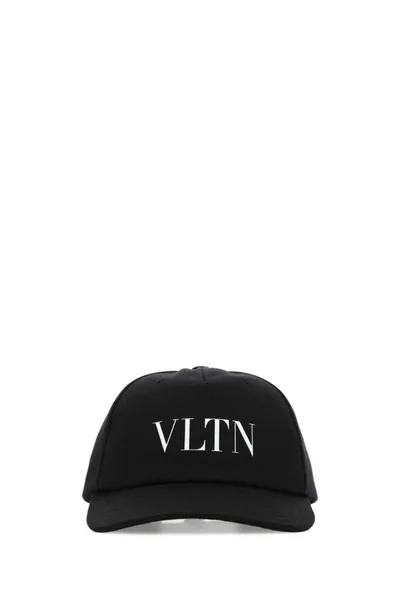 Valentino Garavani Black Cotton Baseball Cap  Nd  Uomo 60