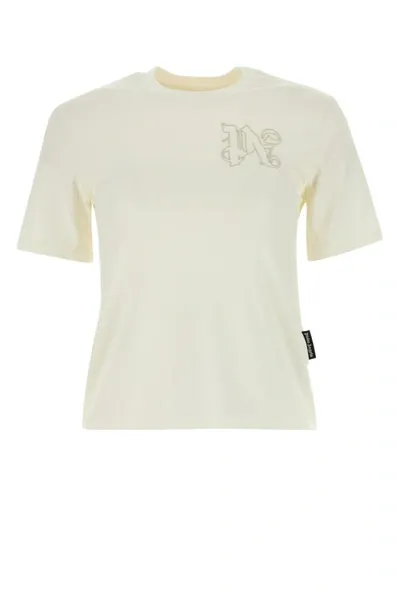 Palm Angels T-shirt Monogram In White