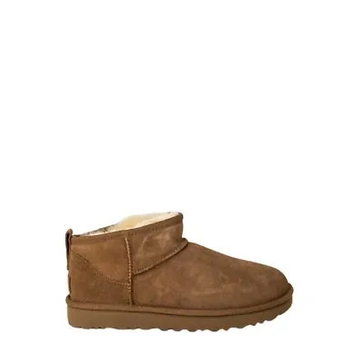 Pre-owned Ugg ® Damen Classic Ultra Mini / Chestnut / Black