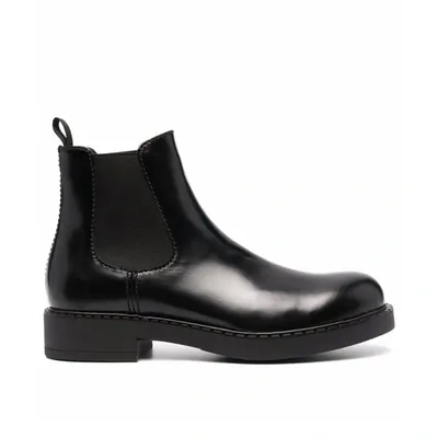 Prada Chelsea Boots In Nero