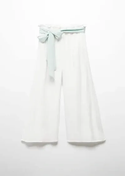 Mango Kids' Trousers White