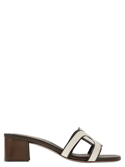 Tod's Leather Heeled Sandal