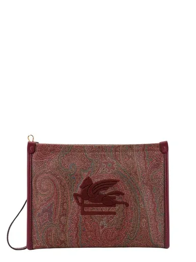 Etro Clutch In Marrón