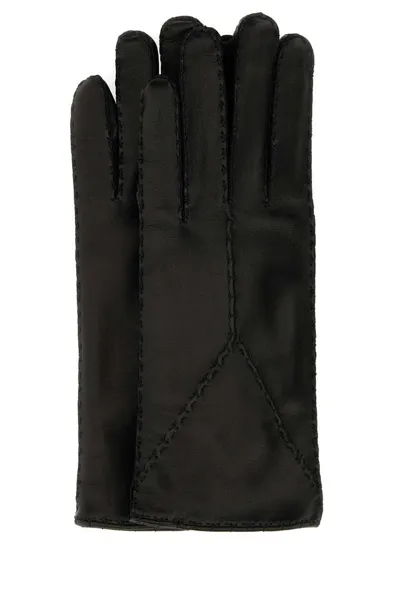 Saint Laurent Gloves In Black