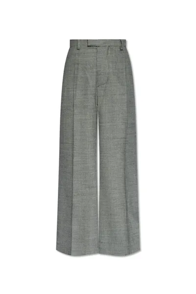 Vetements Houndstooth Wide In Grey