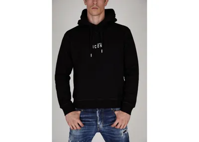 Dsquared2 Sweatshirt In Black-white