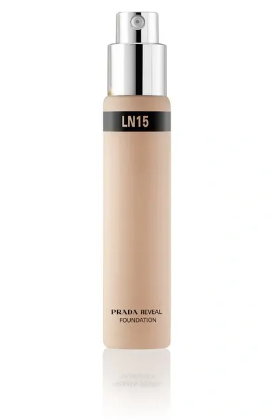 Prada Reveal Skin Optimizing Soft Matte Foundation Refill In Ln15