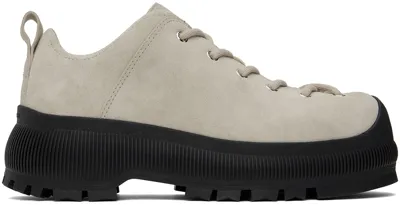 Jil Sander Gray Low-top Sneakers In 105 Chalk