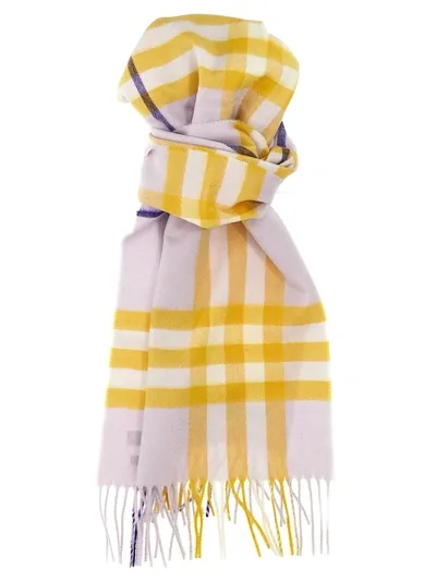 Burberry Check Scarf In Multicolor