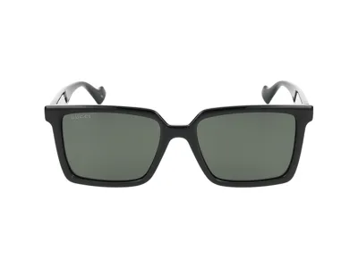 Gucci Eyewear Square Frame Sunglasses In Black