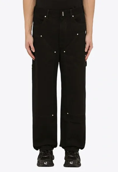 Givenchy Carpenter Straight-leg Jeans In Red