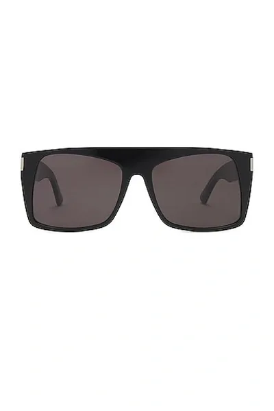 Saint Laurent Vitti Sunglasses In Black