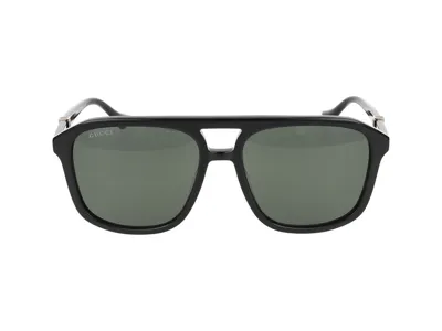 Gucci Eyewear Square Frame Sunglasses In Black