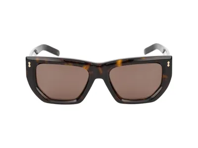 Gucci Eyewear Geometric Frame Sunglasses In Multi