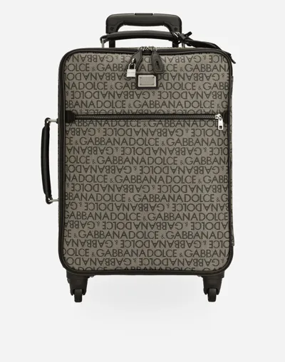 Dolce & Gabbana Coated Jacquard Trolley In Multicolor