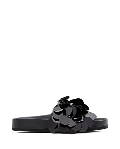 Rabanne Sparkle Sandal In Black