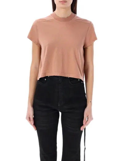 Rick Owens Drkshdw Cropped Small Level T In Pink